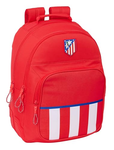 Safta ATLÉTICO DE MADRID Schulrucksack für Kinder, ideal für Kinder verschiedener Altersgruppen, bequem und vielseitig, Qualität und Widerstandsfähigkeit, 32 x 15 x 42 cm, Rot, rot, Estándar, Casual Safta ATLÉTICO DE MADRID Schulrucksack für Kinder, ideal für Kinder verschiedener Altersgruppen, bequem und vielseitig, Qualität und Widerstandsfähigkeit, 32 x 15 x 42 cm, Rot, rot, Estándar, Casual von safta