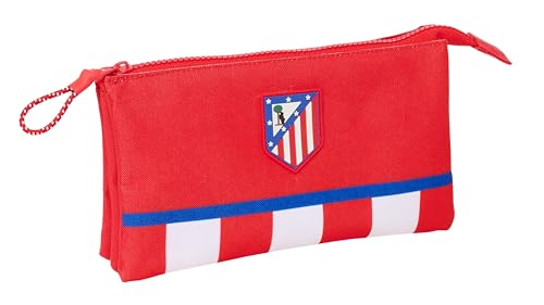 Safta ATLÉTICO DE Madrid Federmäppchen für Kinder, ideal für Kinder im Schulalter, bequem und vielseitig, Qualität und Widerstandsfähigkeit, 22 x 3 x 12 cm, Rot, rot, Estándar, Lässig Safta ATLÉTICO DE Madrid Federmäppchen für Kinder, ideal für Kinder im Schulalter, bequem und vielseitig, Qualität und Widerstandsfähigkeit, 22 x 3 x 12 cm, Rot, rot, Estándar, Lässig von safta
