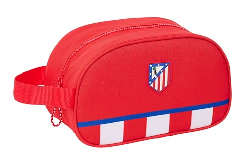 Safta ATLÉTICO DE Madrid Kosmetiktasche für Kinder, mittelgroß, mit Griff, Kinder-Kulturbeutel, anpassbar an den Wagen, einfache Reinigung, bequem und vielseitig, Qualität und Widerstandsfähigkeit, 26 Safta ATLÉTICO DE Madrid Kosmetiktasche für Kinder, mittelgroß, mit Griff, Kinder-Kulturbeutel, anpassbar an den Wagen, einfache Reinigung, bequem und vielseitig, Qualität und Widerstandsfähigkeit, 26 von safta