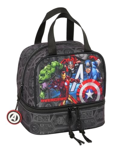 Safta AVENGERS VENDETTA - Lunchbox, Qualität und maximale Widerstandsfähigkeit, für Mahlzeiten, Freizeit, Snack und Frühstück, 20 x 15 x 20 cm Safta AVENGERS VENDETTA - Lunchbox, Qualität und maximale Widerstandsfähigkeit, für Mahlzeiten, Freizeit, Snack und Frühstück, 20 x 15 x 20 cm von safta
