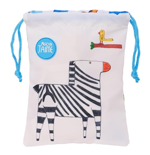 Safta ALGO DE JAIME Lunch Bag, Federmäppchen, Qualität und maximale Widerstandsfähigkeit, für Mahlzeiten, Freizeit, 20 x 25 cm, Weiß, weiß, Estándar, Casual von safta