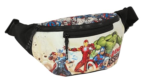 Safta Avengers Forever Bauchtasche mit Außentasche, ideal für Jugendliche und Kinder unterschiedlichen Alters, bequem und vielseitig, Qualität und Widerstandsfähigkeit, 23 x 9 x 12 cm, Mehrfarbig, Safta Avengers Forever Bauchtasche mit Außentasche, ideal für Jugendliche und Kinder unterschiedlichen Alters, bequem und vielseitig, Qualität und Widerstandsfähigkeit, 23 x 9 x 12 cm, Mehrfarbig, von safta