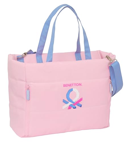 Safta BENETTON PINK - Laptoptasche 35,6 cm (14,1 Zoll), mit Tasche, Rucksack, ideal für Kinder verschiedener Altersgruppen, bequem und vielseitig, Qualität und Widerstandsfähigkeit, 54 x 17 x 31 cm, Safta BENETTON PINK - Laptoptasche 35,6 cm (14,1 Zoll), mit Tasche, Rucksack, ideal für Kinder verschiedener Altersgruppen, bequem und vielseitig, Qualität und Widerstandsfähigkeit, 54 x 17 x 31 cm, von safta