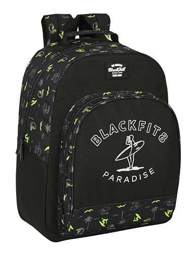 Safta BLACKFIT8 SURF PARADISE Schulrucksack, anpassbar an Trolley, Rucksack, ideal für Kinder verschiedener Altersgruppen, bequem und vielseitig, Qualität und Widerstandsfähigkeit, 32 x 15 x 42 cm, Safta BLACKFIT8 SURF PARADISE Schulrucksack, anpassbar an Trolley, Rucksack, ideal für Kinder verschiedener Altersgruppen, bequem und vielseitig, Qualität und Widerstandsfähigkeit, 32 x 15 x 42 cm, von safta