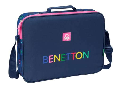 Safta Benetton Damero - Schultasche, Aktentasche, Umhängetasche, bequem und vielseitig, Qualität und Widerstandsfähigkeit, 38 x 6 x 28 cm, marineblau, M, Casual Safta Benetton Damero - Schultasche, Aktentasche, Umhängetasche, bequem und vielseitig, Qualität und Widerstandsfähigkeit, 38 x 6 x 28 cm, marineblau, M, Casual von safta