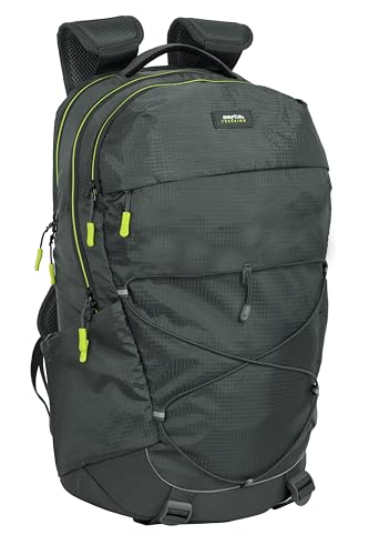 Safta Bergrucksack, 25 l, Trekkingrucksack, ideal für verschiedene Altersgruppen, bequem und vielseitig, Qualität und Widerstandsfähigkeit, 30 x 16 x 52 cm, Grau, grau, Estándar, Casual von safta