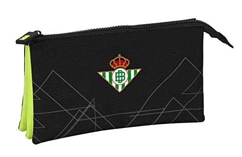 Safta Betis BALOMPIE TRIPLETASCHE, schwarz/lindgrün, Estándar, Lässig von safta