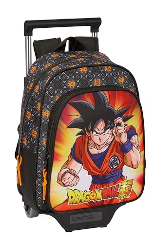Safta DRAGON BALL Kinderrucksack mit Trolley 705, ideal für Kinder unterschiedlichen Alters, bequem und vielseitig, Qualität und Widerstandsfähigkeit, 27 x 10 x 33 cm, Schwarz, Schwarz, Estándar, Safta DRAGON BALL Kinderrucksack mit Trolley 705, ideal für Kinder unterschiedlichen Alters, bequem und vielseitig, Qualität und Widerstandsfähigkeit, 27 x 10 x 33 cm, Schwarz, Schwarz, Estándar, von safta