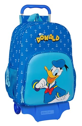 Safta Donald Kinder-Rucksack mit Trolley 905, ideal für Kinder verschiedener Altersgruppen, bequem und vielseitig, Qualität und Widerstandsfähigkeit, 33 x 14 x 42 cm, Blau, blau, Estándar, Casual Safta Donald Kinder-Rucksack mit Trolley 905, ideal für Kinder verschiedener Altersgruppen, bequem und vielseitig, Qualität und Widerstandsfähigkeit, 33 x 14 x 42 cm, Blau, blau, Estándar, Casual von safta