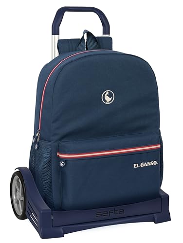 Safta El GANSO CLASSIC - Rucksack, ergonomischer Rücken, mit Trolley Evolution, ideal für Kinder verschiedener Altersgruppen, bequem und vielseitig, Qualität und Widerstandsfähigkeit, 32 x 14 x 43 cm, Safta El GANSO CLASSIC - Rucksack, ergonomischer Rücken, mit Trolley Evolution, ideal für Kinder verschiedener Altersgruppen, bequem und vielseitig, Qualität und Widerstandsfähigkeit, 32 x 14 x 43 cm, von safta