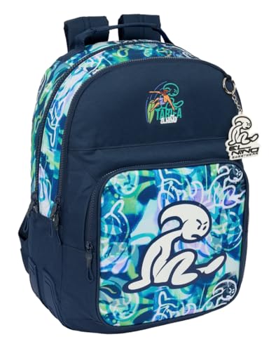 Safta El Kook Schulrucksack für Kinder, ideal für Kinder verschiedener Altersgruppen, bequem und vielseitig, Qualität und Widerstandsfähigkeit, 32 x 15 x 42 cm, marineblau, M, Casual Safta El Kook Schulrucksack für Kinder, ideal für Kinder verschiedener Altersgruppen, bequem und vielseitig, Qualität und Widerstandsfähigkeit, 32 x 15 x 42 cm, marineblau, M, Casual von safta