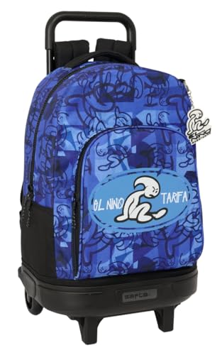 Safta El Niño Roller Großer Rucksack mit Rädern, kompakt, abnehmbar, ideal für Kinder verschiedener Altersgruppen, bequem und vielseitig, Qualität und Widerstandsfähigkeit, 33 x 22 x 45 cm, Safta El Niño Roller Großer Rucksack mit Rädern, kompakt, abnehmbar, ideal für Kinder verschiedener Altersgruppen, bequem und vielseitig, Qualität und Widerstandsfähigkeit, 33 x 22 x 45 cm, von safta