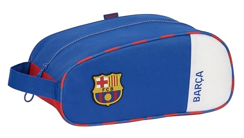 Safta F.C. Barcelona, 2. Ausrüstung, oval, multifunktional, tragbar, Sport, außerschulisch, Fußball, bequem und vielseitig, 34 x 18 x 15 cm, Blau und Weinrot, blau/Granate, Estándar, Casual von safta