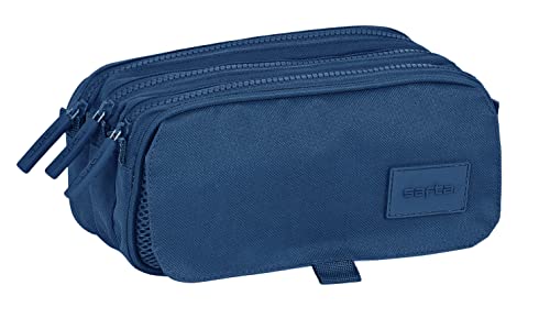 Safta - Federmäppchen für Kinder, Federmäppchen für Kinder, ideal für Kinder im Schulalter, bequem und vielseitig, Qualität und Stärke, 21,5 x 8 x 10 cm, Marineblau, marineblau, Estándar, Casual Safta - Federmäppchen für Kinder, Federmäppchen für Kinder, ideal für Kinder im Schulalter, bequem und vielseitig, Qualität und Stärke, 21,5 x 8 x 10 cm, Marineblau, marineblau, Estándar, Casual von safta