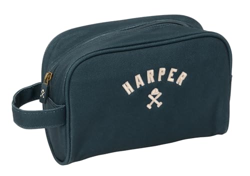 Safta HARPER & NEYER Kulturtasche für Kinder mit Griff, Kulturbeutel für Kinder, leicht zu reinigen, bequem und vielseitig, Qualität und Widerstandsfähigkeit, 24 x 10 x 15 cm, marineblau, M, Casual Safta HARPER & NEYER Kulturtasche für Kinder mit Griff, Kulturbeutel für Kinder, leicht zu reinigen, bequem und vielseitig, Qualität und Widerstandsfähigkeit, 24 x 10 x 15 cm, marineblau, M, Casual von safta