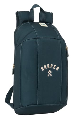 Safta Harper & Neyer Mini-Rucksack für den täglichen Gebrauch, ideal für Kinder verschiedener Altersgruppen, bequem und vielseitig, Qualität und Widerstandsfähigkeit, 22 x 10 x 39 cm, marineblau, M, Safta Harper & Neyer Mini-Rucksack für den täglichen Gebrauch, ideal für Kinder verschiedener Altersgruppen, bequem und vielseitig, Qualität und Widerstandsfähigkeit, 22 x 10 x 39 cm, marineblau, M, von safta