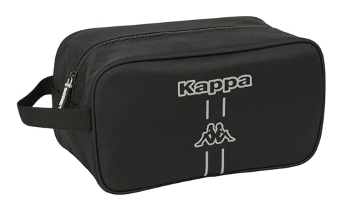 Safta KAPPA DARK Mittelgroßer Schuhschrank, Mehrzweck, für Sport, außerschulisch, Fußball, bequem und vielseitig, 29 x 14 x 15 cm, Schwarz, M, Casual Safta KAPPA DARK Mittelgroßer Schuhschrank, Mehrzweck, für Sport, außerschulisch, Fußball, bequem und vielseitig, 29 x 14 x 15 cm, Schwarz, M, Casual von safta