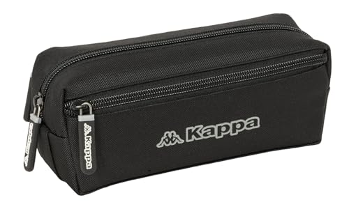 Safta KAPPA Dark Federmäppchen, klein, Federmäppchen für Kinder, ideal für Kinder im Schulalter, bequem und vielseitig, Qualität und Widerstandsfähigkeit, 22 x 6 x 8,5 cm, Schwarz, M, Casual Safta KAPPA Dark Federmäppchen, klein, Federmäppchen für Kinder, ideal für Kinder im Schulalter, bequem und vielseitig, Qualität und Widerstandsfähigkeit, 22 x 6 x 8,5 cm, Schwarz, M, Casual von safta