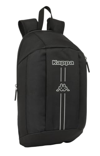 Safta KAPPA Dark Mini-Rucksack für den täglichen Gebrauch, ideal für Kinder verschiedener Altersgruppen, bequem und vielseitig, Qualität und Widerstandsfähigkeit, 22 x 10 x 39 cm, Schwarz, M, Casual Safta KAPPA Dark Mini-Rucksack für den täglichen Gebrauch, ideal für Kinder verschiedener Altersgruppen, bequem und vielseitig, Qualität und Widerstandsfähigkeit, 22 x 10 x 39 cm, Schwarz, M, Casual von safta