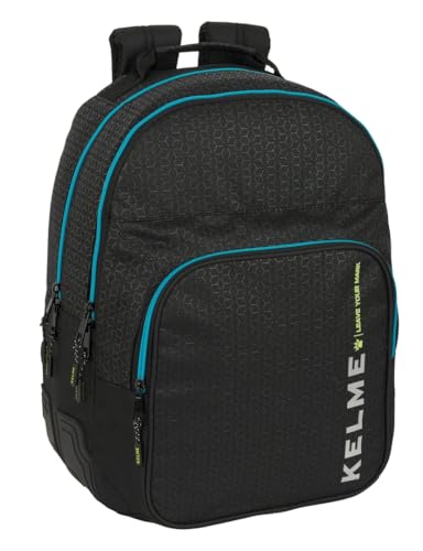Safta KELME IRON Schulrucksack für Kinder, ideal für Kinder verschiedener Altersgruppen, bequem und vielseitig, Qualität und Widerstandsfähigkeit, 32 x 15 x 42 cm, Schwarz, M, Casual Safta KELME IRON Schulrucksack für Kinder, ideal für Kinder verschiedener Altersgruppen, bequem und vielseitig, Qualität und Widerstandsfähigkeit, 32 x 15 x 42 cm, Schwarz, M, Casual von safta