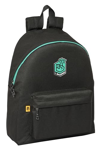 Safta KINGS LEAGUE EL BARRIO Tagesrucksack für Kinder, Qualität und maximale Festigkeit, bequem und vielseitig, 33 x 15 x 42 cm, Schwarz, Schwarz, Estándar, Casual Safta KINGS LEAGUE EL BARRIO Tagesrucksack für Kinder, Qualität und maximale Festigkeit, bequem und vielseitig, 33 x 15 x 42 cm, Schwarz, Schwarz, Estándar, Casual von safta
