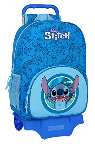 Safta LILO & STITCH Schulrucksack mit Trolley 905, ideal für Kinder verschiedener Altersgruppen, bequem und vielseitig, Qualität und Strapazierfähigkeit, 33 x 14 x 42 cm, Blau, blau, Estándar, Casual Safta LILO & STITCH Schulrucksack mit Trolley 905, ideal für Kinder verschiedener Altersgruppen, bequem und vielseitig, Qualität und Strapazierfähigkeit, 33 x 14 x 42 cm, Blau, blau, Estándar, Casual von safta
