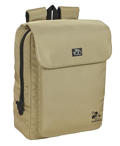 Safta M359 MICKEY MOUSE 100 - Laptop-Rucksack mit Klappe, ideal für Jugendliche verschiedener Altersgruppen, bequem und vielseitig, Qualität und Widerstandsfähigkeit, 29 x 12 x 39 cm, Schwarz, Unisex Kinder, beige, Estándar, Casual Safta M359 MICKEY MOUSE 100 - Laptop-Rucksack mit Klappe, ideal für Jugendliche verschiedener Altersgruppen, bequem und vielseitig, Qualität und Widerstandsfähigkeit, 29 x 12 x 39 cm, Schwarz, Unisex Kinder, beige, Estándar, Casual von safta