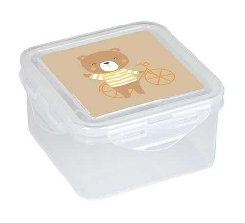 Safta M916 Vorschule Bär Lunchbox, Lebensmittelhalter, Qualität und maximale Stärke, Erholung, 13 x 13 x 7,5 cm, Beige, Unisex Kinder, Standard, beige, Estándar, Casual Safta M916 Vorschule Bär Lunchbox, Lebensmittelhalter, Qualität und maximale Stärke, Erholung, 13 x 13 x 7,5 cm, Beige, Unisex Kinder, Standard, beige, Estándar, Casual von safta