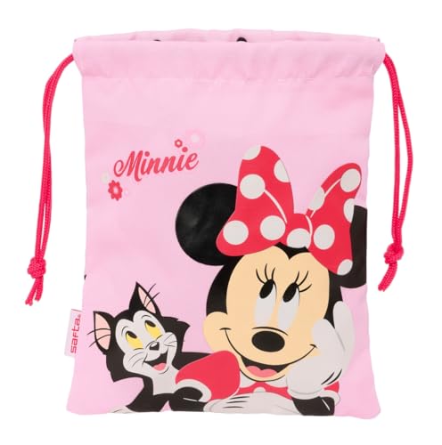 Safta MINNIE MOUSE NAIVE Lunchtasche, hochwertig und robust, für Mahlzeiten, Freizeit, 20 x 25 cm, hellrosa, M, Casual Safta MINNIE MOUSE NAIVE Lunchtasche, hochwertig und robust, für Mahlzeiten, Freizeit, 20 x 25 cm, hellrosa, M, Casual von safta