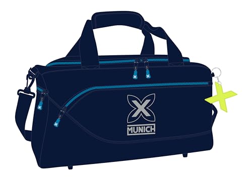 Safta MUNICH NAUTIC Sporttasche, Rucksack, Ideal für Kinder unterschiedlichen Alters, bequem und vielseitig, Qualität und Widerstandsfähigkeit, 50 x 25 x 25 cm, Marineblau, marineblau, Estándar, von safta