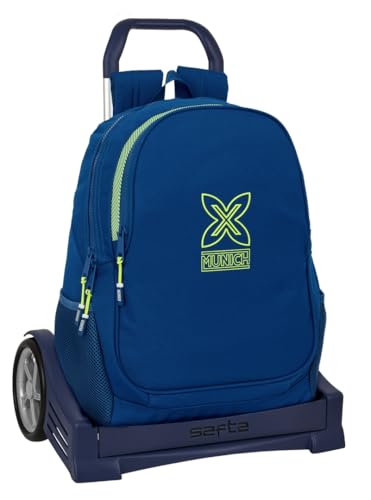 Safta MUNICH NORTH Schulrucksack, ergonomischer Rücken, mit Trolley Evolution, ideal für Kinder verschiedener Altersgruppen, bequem und vielseitig, Qualität und Widerstandsfähigkeit, 32 x 16 x 44 cm, Safta MUNICH NORTH Schulrucksack, ergonomischer Rücken, mit Trolley Evolution, ideal für Kinder verschiedener Altersgruppen, bequem und vielseitig, Qualität und Widerstandsfähigkeit, 32 x 16 x 44 cm, von safta