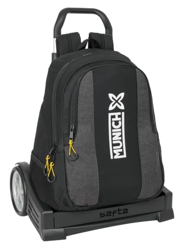 Safta MUNICH TOPO Schulrucksack, ergonomischer Rücken, mit Trolley Evolution, ideal für Kinder verschiedener Altersgruppen, bequem und vielseitig, Qualität und Widerstandsfähigkeit, 32 x 16 x 44 cm, Safta MUNICH TOPO Schulrucksack, ergonomischer Rücken, mit Trolley Evolution, ideal für Kinder verschiedener Altersgruppen, bequem und vielseitig, Qualität und Widerstandsfähigkeit, 32 x 16 x 44 cm, von safta