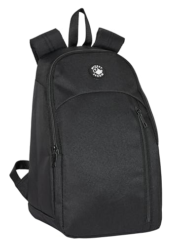 Mickey Black Kühlrucksack wasserdicht, Kühltasche für Kälte und Wärme, leicht zu transportieren, wasserdichter Kühlschrank, Kühlbox für Ausflüge, 23 x 18 x 36 cm, Schwarz, Schwarz, Estándar, Casual Mickey Black Kühlrucksack wasserdicht, Kühltasche für Kälte und Wärme, leicht zu transportieren, wasserdichter Kühlschrank, Kühlbox für Ausflüge, 23 x 18 x 36 cm, Schwarz, Schwarz, Estándar, Casual von safta