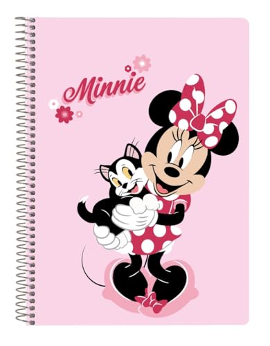 Safta Minnie Mouse NAIVE Notizbuch, 80 Blatt, A5, Hardcover, ideal für Kinder unterschiedlichen Alters, bequem und vielseitig, Qualität und Widerstandsfähigkeit, 15,5 x 22 cm Safta Minnie Mouse NAIVE Notizbuch, 80 Blatt, A5, Hardcover, ideal für Kinder unterschiedlichen Alters, bequem und vielseitig, Qualität und Widerstandsfähigkeit, 15,5 x 22 cm von safta