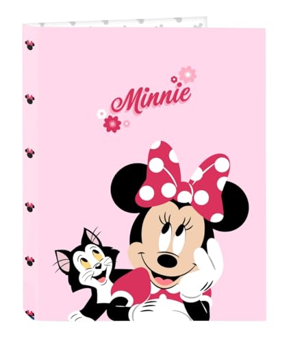 Safta Minnie Mouse NAIVE Ordner mit 4 Ringen, ideal für Kinder verschiedener Altersgruppen, bequem und vielseitig, Qualität und Widerstandsfähigkeit, 26,5 x 33 cm Safta Minnie Mouse NAIVE Ordner mit 4 Ringen, ideal für Kinder verschiedener Altersgruppen, bequem und vielseitig, Qualität und Widerstandsfähigkeit, 26,5 x 33 cm von safta