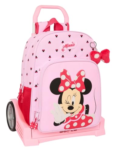 Safta Minnie Mouse NAIVE Schulrucksack 180, ergonomischer Rücken, mit Trolley Evolution, ideal für Kinder verschiedener Altersgruppen, bequem und vielseitig, Qualität und Widerstandsfähigkeit, 33 x 14 Safta Minnie Mouse NAIVE Schulrucksack 180, ergonomischer Rücken, mit Trolley Evolution, ideal für Kinder verschiedener Altersgruppen, bequem und vielseitig, Qualität und Widerstandsfähigkeit, 33 x 14 von safta