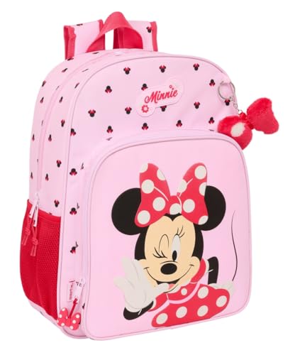 Safta Minnie Mouse NAIVE Schulrucksack für Kinder, Kinderrucksack, anpassbar an Kinderwagen, ideal für Kinder im Schulalter, bequem und vielseitig, Qualität und Widerstandsfähigkeit, 33 x 14 x 42 cm, Safta Minnie Mouse NAIVE Schulrucksack für Kinder, Kinderrucksack, anpassbar an Kinderwagen, ideal für Kinder im Schulalter, bequem und vielseitig, Qualität und Widerstandsfähigkeit, 33 x 14 x 42 cm, von safta