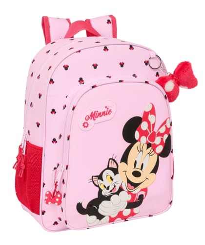 Safta Minnie Mouse NAIVE Schulrucksack für Kinder, anpassbar an den Kinderwagen, ideal für Kinder im Schulalter, bequem und vielseitig, Qualität und Widerstandsfähigkeit, 32 x 12 x 38 cm, hellrosa, M, Safta Minnie Mouse NAIVE Schulrucksack für Kinder, anpassbar an den Kinderwagen, ideal für Kinder im Schulalter, bequem und vielseitig, Qualität und Widerstandsfähigkeit, 32 x 12 x 38 cm, hellrosa, M, von safta