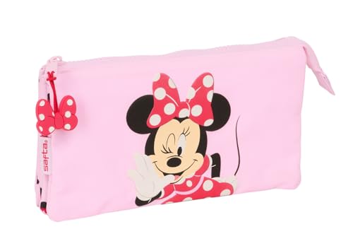 Safta Minnie Mouse Naive Federmäppchen für Kinder, ideal für Kinder im Schulalter, bequem und vielseitig, Qualität und Widerstandsfähigkeit, 22 x 3 x 12 cm, Hellrosa, M, Lässig Safta Minnie Mouse Naive Federmäppchen für Kinder, ideal für Kinder im Schulalter, bequem und vielseitig, Qualität und Widerstandsfähigkeit, 22 x 3 x 12 cm, Hellrosa, M, Lässig von safta