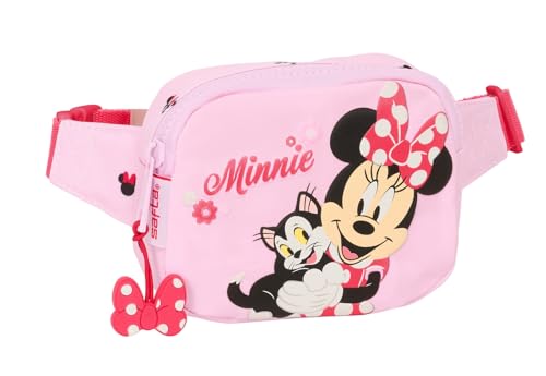 Safta Minnie Mouse Naive Gürteltasche für Kinder, ideal für Jugendliche und Kinder verschiedener Altersgruppen, bequem und vielseitig, Qualität und Widerstandsfähigkeit, 14 x 4 x 11 cm, Hellrosa, M, Safta Minnie Mouse Naive Gürteltasche für Kinder, ideal für Jugendliche und Kinder verschiedener Altersgruppen, bequem und vielseitig, Qualität und Widerstandsfähigkeit, 14 x 4 x 11 cm, Hellrosa, M, von safta