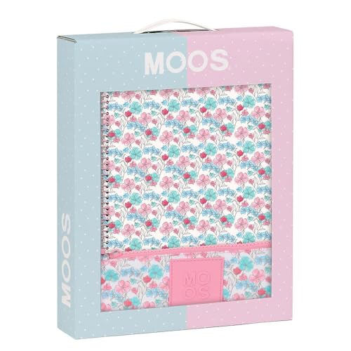 Safta Moos Flores Geschenkset, Geschenketui, 3er-Pack, Schreibwarenset, besonderes Geschenk, 28 x 6 x 35 cm, mehrfarbig, bunt, Estándar, Casual Safta Moos Flores Geschenkset, Geschenketui, 3er-Pack, Schreibwarenset, besonderes Geschenk, 28 x 6 x 35 cm, mehrfarbig, bunt, Estándar, Casual von safta