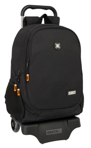 Safta München Lagoon Großer Schulrucksack mit Trolley 905, ideal für Kinder verschiedener Altersgruppen, bequem und vielseitig, Qualität und Widerstandsfähigkeit, 32 x 16 x 44 cm, Schwarz, M, Casual Safta München Lagoon Großer Schulrucksack mit Trolley 905, ideal für Kinder verschiedener Altersgruppen, bequem und vielseitig, Qualität und Widerstandsfähigkeit, 32 x 16 x 44 cm, Schwarz, M, Casual von safta