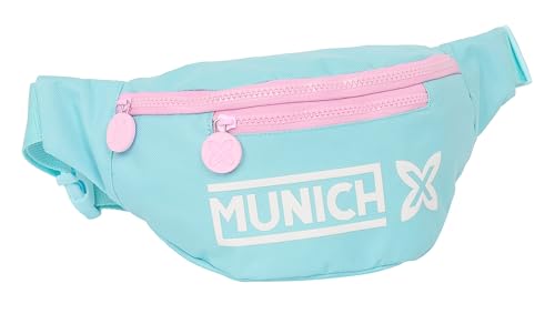 Safta Munich Heaven Gürteltasche mit Außentasche, ideal für Jugendliche und Kinder verschiedener Altersgruppen, bequem und vielseitig, Qualität und Widerstandsfähigkeit, 23 x 9 x 12 cm, Hellblau, Safta Munich Heaven Gürteltasche mit Außentasche, ideal für Jugendliche und Kinder verschiedener Altersgruppen, bequem und vielseitig, Qualität und Widerstandsfähigkeit, 23 x 9 x 12 cm, Hellblau, von safta