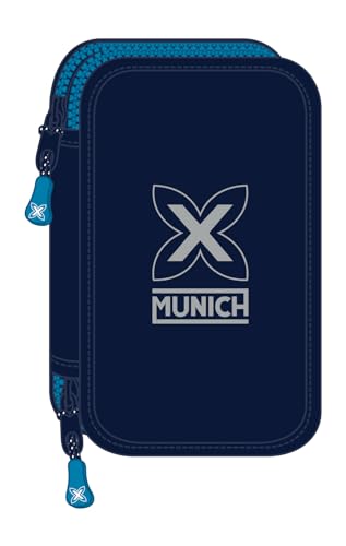 Safta Munich Nautic Federmäppchen für Kinder, Federmäppchen mit Farben, mit 28 Utensilien, ideal für Kinder von 5 bis 14 Jahren, bequem und vielseitig, Qualität und Stärke, 12,5 x 4 x 19,5 cm, Safta Munich Nautic Federmäppchen für Kinder, Federmäppchen mit Farben, mit 28 Utensilien, ideal für Kinder von 5 bis 14 Jahren, bequem und vielseitig, Qualität und Stärke, 12,5 x 4 x 19,5 cm, von safta