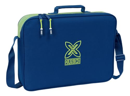 Safta Munich North - Schultasche, Aktentasche, Umhängetasche, bequem und vielseitig, Qualität und Widerstandsfähigkeit, 38 x 6 x 28 cm, marineblau, M, Casual Safta Munich North - Schultasche, Aktentasche, Umhängetasche, bequem und vielseitig, Qualität und Widerstandsfähigkeit, 38 x 6 x 28 cm, marineblau, M, Casual von safta