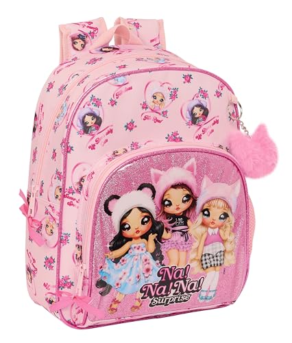 Safta NANANA FABULOUS Kinderrucksack, ideal für Kinder unterschiedlichen Alters, bequem und vielseitig, Qualität und Widerstandsfähigkeit, 28 x 10 x 34 cm, Rosa, Rosa, Estándar, Casual Safta NANANA FABULOUS Kinderrucksack, ideal für Kinder unterschiedlichen Alters, bequem und vielseitig, Qualität und Widerstandsfähigkeit, 28 x 10 x 34 cm, Rosa, Rosa, Estándar, Casual von safta