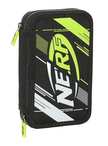 Safta NERF GET Ready Federmäppchen für Kinder, Federmäppchen mit Farben, mit 28 Utensilien, ideal für Kinder von 5 bis 14 Jahren, bequem und vielseitig, Qualität und Widerstandsfähigkeit, 12,5 x 4 x Safta NERF GET Ready Federmäppchen für Kinder, Federmäppchen mit Farben, mit 28 Utensilien, ideal für Kinder von 5 bis 14 Jahren, bequem und vielseitig, Qualität und Widerstandsfähigkeit, 12,5 x 4 x von safta