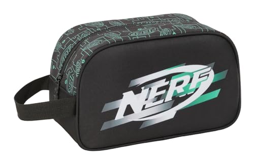 Safta NERF Game, Kulturbeutel für Kinder, mittelgroß, mit Griff, Kinder-Kulturbeutel, anpassbar an den Wagen, einfache Reinigung, bequem und vielseitig, Qualität und Widerstandsfähigkeit, 26 x 12 x 15 Safta NERF Game, Kulturbeutel für Kinder, mittelgroß, mit Griff, Kinder-Kulturbeutel, anpassbar an den Wagen, einfache Reinigung, bequem und vielseitig, Qualität und Widerstandsfähigkeit, 26 x 12 x 15 von safta