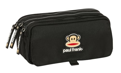Safta Paul Frank Join The Fun - Federmäppchen mit drei Fächern, für Kinder, ideal für Kinder im Schulalter, bequem und vielseitig, Qualität und Widerstandsfähigkeit, 21,5 x 8 x 10 cm, Schwarz, Schwarz Safta Paul Frank Join The Fun - Federmäppchen mit drei Fächern, für Kinder, ideal für Kinder im Schulalter, bequem und vielseitig, Qualität und Widerstandsfähigkeit, 21,5 x 8 x 10 cm, Schwarz, Schwarz von safta