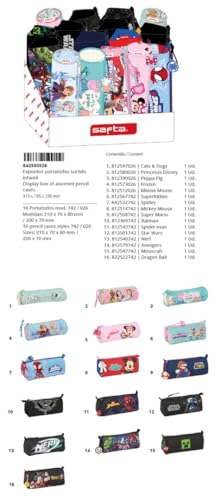 safta Präsentationsständer mit runden und dreieckigen Federmäppchen, robust, leicht, langlebig, hochwertig, 31,5 x 23,5 x 23 cm, bunt, M, Casual safta Präsentationsständer mit runden und dreieckigen Federmäppchen, robust, leicht, langlebig, hochwertig, 31,5 x 23,5 x 23 cm, bunt, M, Casual von safta